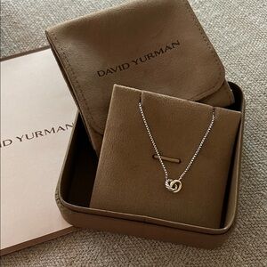 David Yurman Silver Infinity Necklace